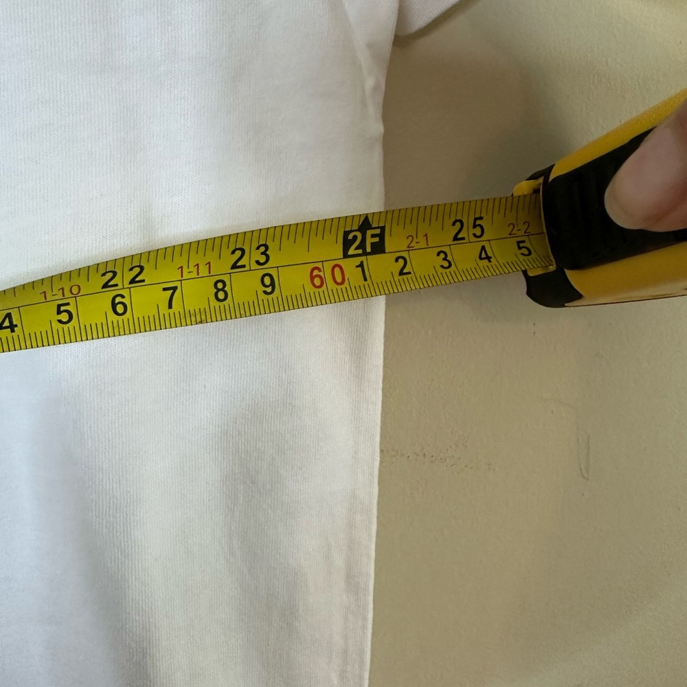 J.CREW NWT Vintage Jersey White Classic-Fit V-Neck T-Shirt XL BY361 - Picture 3 of 6